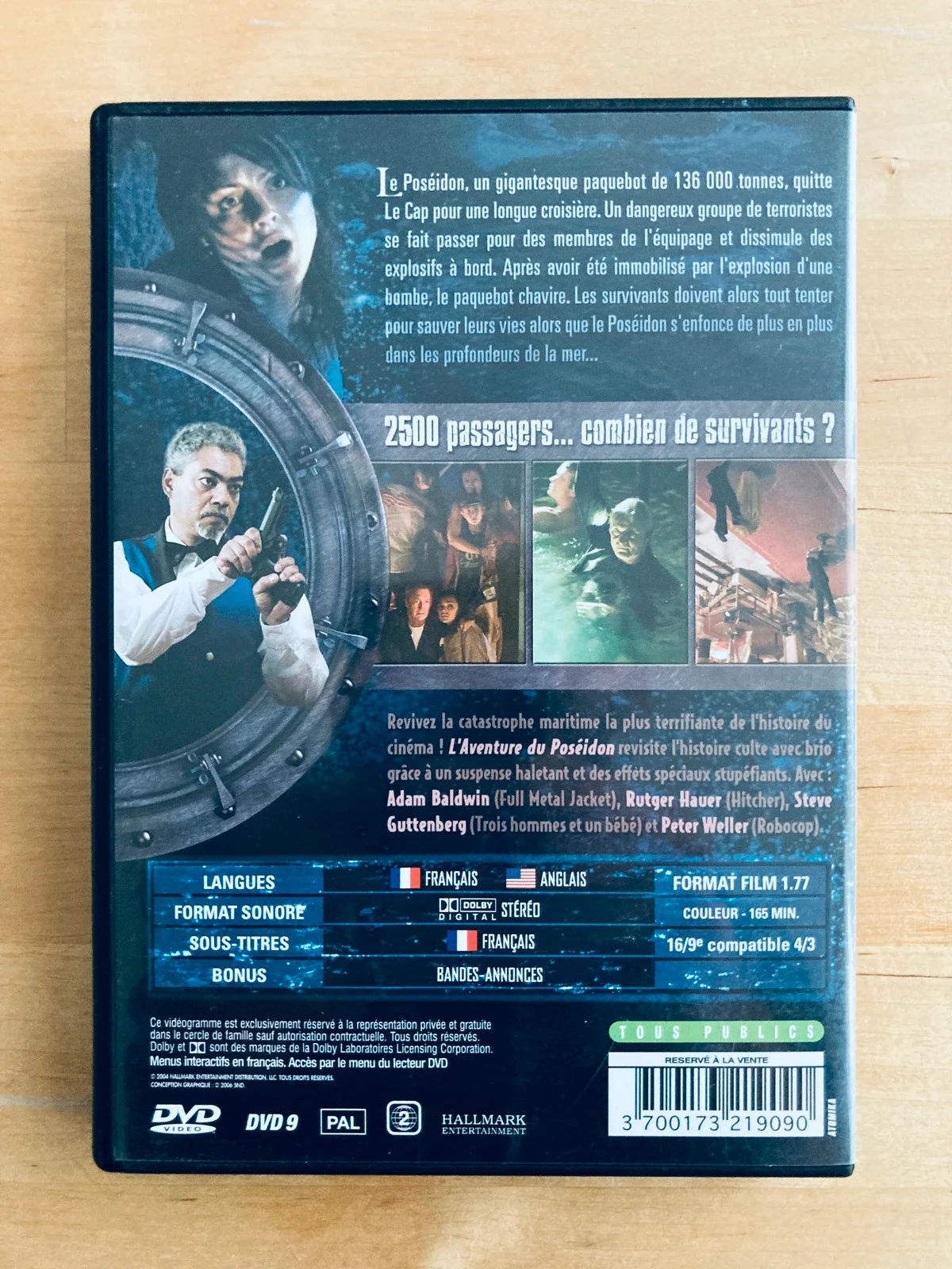 DVD L’aventure du Posseïdon. – photo 3